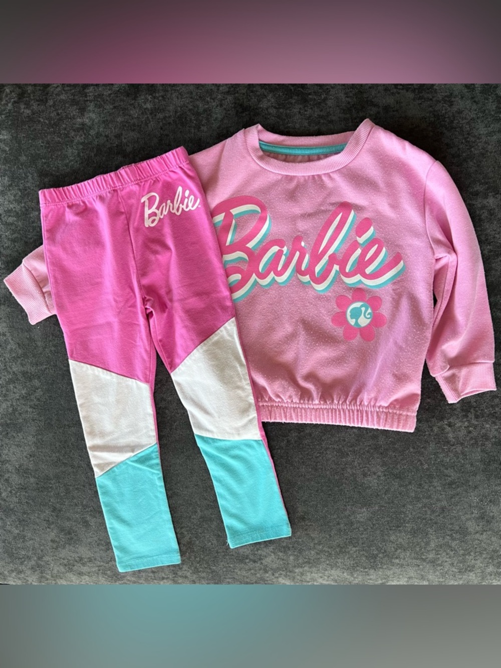 Barbie Girls Sweater and Legging Set Size 3T